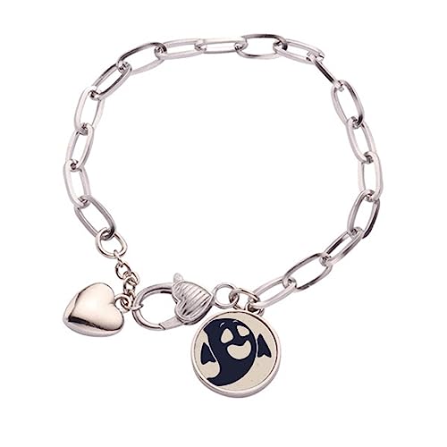 Bracelet cœur Full laugh of hallowmas fini les bijoux ternes en métal M
