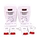 Price comparison product image WER Infrared Wireless Motion Detection Alarm, Home Safety, Summer Garage, Storage Center, Caravan Alarm System, Battery Power Supply With 2 X Remote Control (2 Pack)