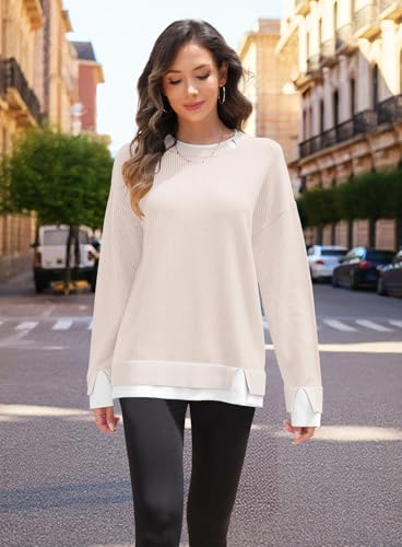 Disamer Womens Sweaters Fall Clothes Fashion 2025 Cowboy Chic Knit Cozy Sweater School Teacher Outfits Long Sleeve Pullover - Image 8