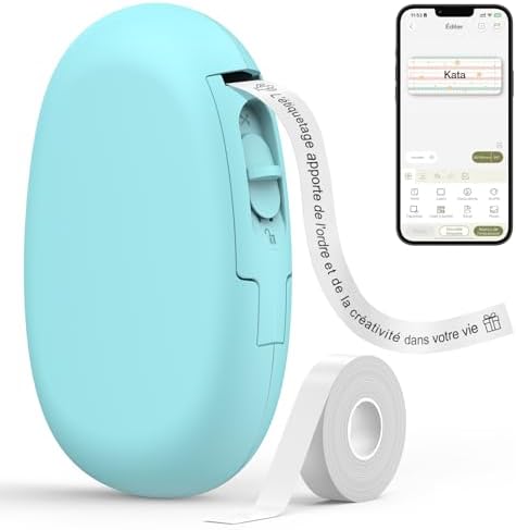 Étui De Protection Élégant Et Robuste Pour Imprimante D'Étiquettes Portable Bluetooth Nelko P21, SUPVAN E10/E16, NIIMBOT D110, Pristar P15 – Housse De Transport Noire Ultra-Pratique