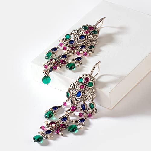 Image of Shaya by Caratlane| 925 Silver| Feeling Futri Oxidised Earrings | Gifts for Womens & Girls