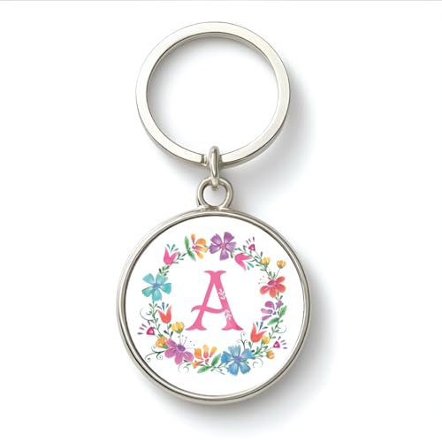 Image of magical gifts MG | Premium Alphabet & Initial Metal Keychain for Bags & Keys | Double-Sided | Personalized Initial Charm Keyring | Heavy-Duty Metal | Perfect for Gifting & Daily Use