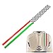 HEINMO Moto Cadre Avant Cadre Décoration Decal Autocollant pour Vespa LXV LX GTV GTS Sprint Primavera 50 125 150 200 250 300 300ie Super Sport Cadre Autocollant Réfléchissant (Italy Grid)