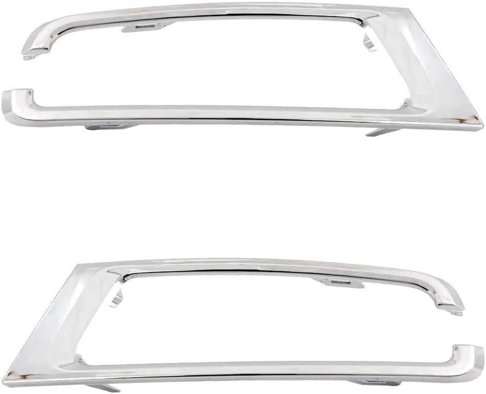 Rareelectrical New Pair Of Headlight Bezel Compatible With Ford Expedition Max Xlt 6 Cyl 3.5L Expedition King Ranch 6 Cyl 3.5L 2022-2024 By Fo1038223 Fo1039223 Nl1z15a245bc Nl1z15a245bb