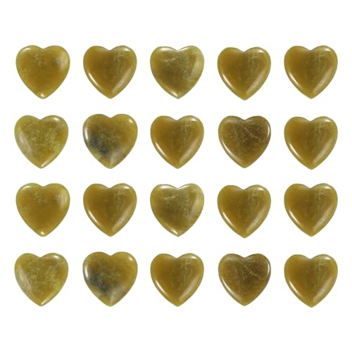 Piedras de cristal corazón PATIKIL, el juego de cuarzo rosa ideal para regalar a madres