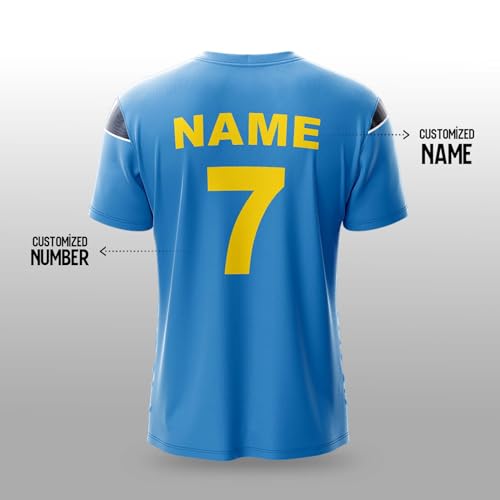 Image of YOURJERSEY India World Cup Jersey Collection 1992-2025 | Customised Cricket Jersey with Name & Number | Sizes 2Y to 4XL | Men, Women & Kids | Breathable Sportswear for Fans T-Shirt