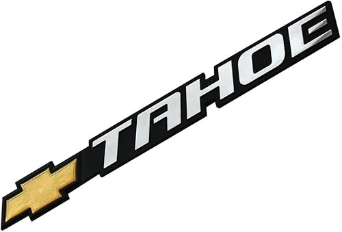 Miniatura 3 de 1 placa de identificación Tahoe Bowtie Emblema para puerta delanteraportón trasero para Tahoe 01-06 15126054 (amarillo)