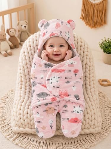 Image of First Kick Baby Blanket Newborn Gift Pack of Swaddle Wrapper, 0-9 Months, Length 68 cm x Width 68 cm