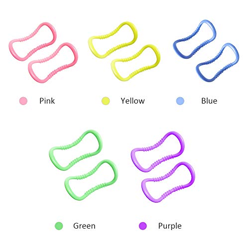 Sunbaca 2 pcs Yoga Círculo Resistência Ao Estiramento Anel Pilates Fascia Massagem para Relaxamento