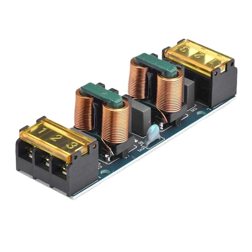 WUUISDNX Högfrekvent strömförsörjning FORförstärkarrenare för fordonselektronik 4. Järnfilterbräda med stabil prestanda, 25A