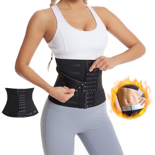 HBSFBH Cintura Entrenador de Sudoración, Faja Reductora Adelgazante Deporte, Faja Reductora Mujer Abdominal, Cintura Entrenador Faja, Cinturón de Sudoración Sauna, para Deporte Fitness Postparto