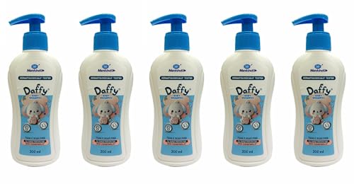 Image of Daffy Baby Shampoo, Tear-Free & Gentle for Newborns, 200ml (Pack of 5)