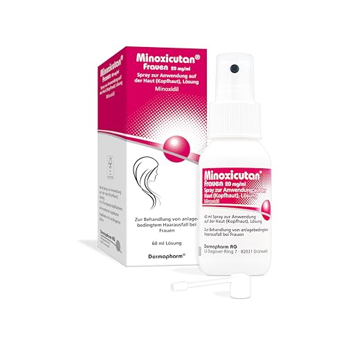 Minoxicutan für Frauen Minoxidil Spray 20mg/ml Stoppt Haarausfall fördert natürliches Haarwachstum 60 ml
