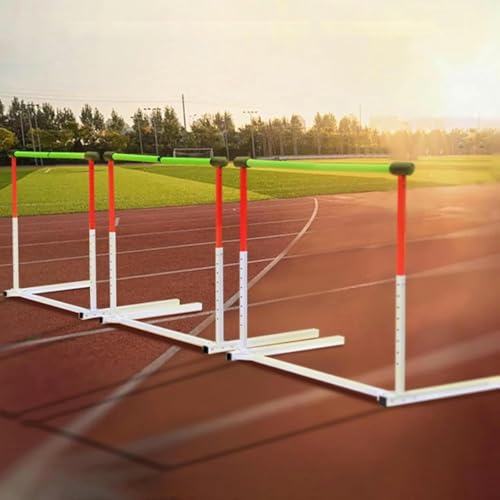 Ostacoli per allenamento di velocità e agilità – ideale per tennis, pallavolo, calcio, softball e basket – Design di ritorno automatico premium per allenamento su pista e campo