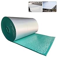 Warmte-geluiddempende isolatiemat, geluiddempende mat aluminium, auto-audio-deadenerschuim for motorkap, motordak, kofferbak, akoestische demping, vochtbestendig, vuurbestendig (Color : 5MM(THK), Si