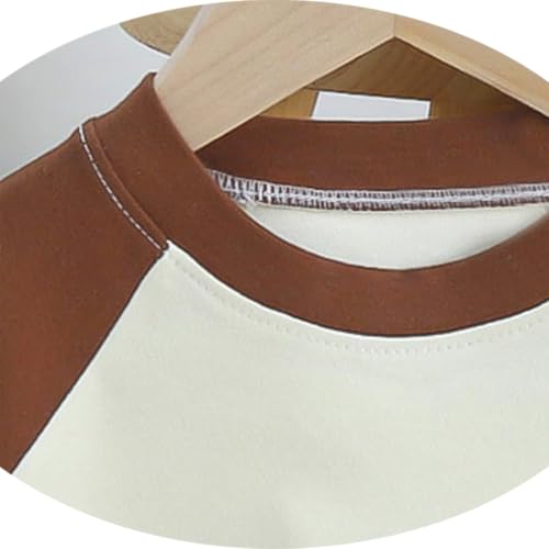 Kids Girls Long Sleeve T Shirts Casual Fall Winter Tops Toddler Cute Graphic Soft Cotton Crewneck Raglan Trendy Clothes4