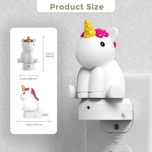 Image of L LOHAS LED Plug in Night Light for Kids, 3D Cute Night Lights