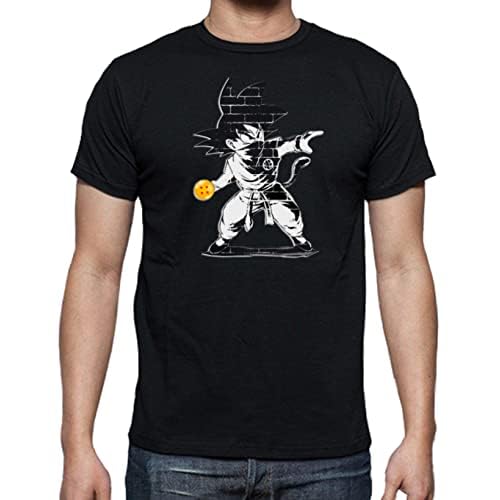 JUL Camiseta Anime Hombre - Camiseta Friki y Divertida para Hombres - Regalos Frikis - Camisetas Originales Hombre Divertidas - Diseño Único de Camiseta Anime (Negro, M)