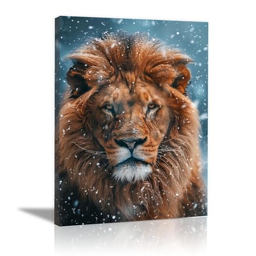 Tableau decoration murale impression sur toile peinture animale salon 60x80