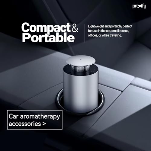 Image of Smart Car Aroma Diffuser 30ml - USB Rechargeable, Waterless Essential Oil Scent Air Machine for Car & Home, 3 Intensity Modes, Long-Lasting Aroma, Portable & Travel-Friendly