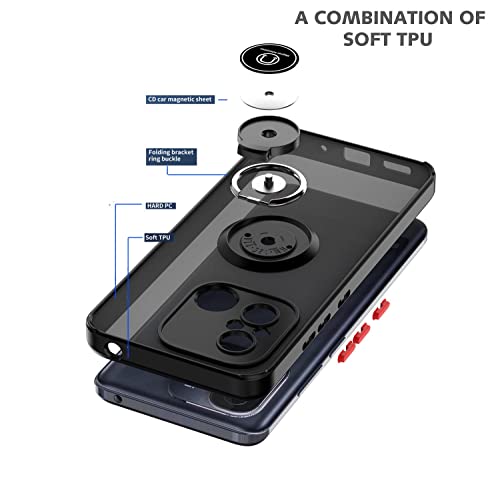 Coque compatible Redmi 12C antichoc pour fixation aimantée auto - 2