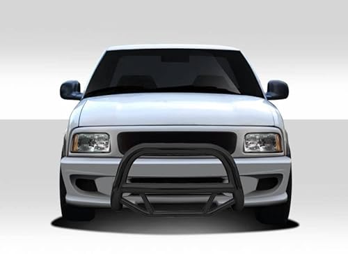 Black Horse Max Bull Bar No Skid Plate Black Compatible With 98-04-Chevrolet Blazer/98-04-Chevrolet S10/98-02-Gmc S15/98-04-Gmc Sonoma/98-00-Isuzu Hombre/98-01-Oldsmobile Bravada-Mbb-Gmb1701 #TOP3