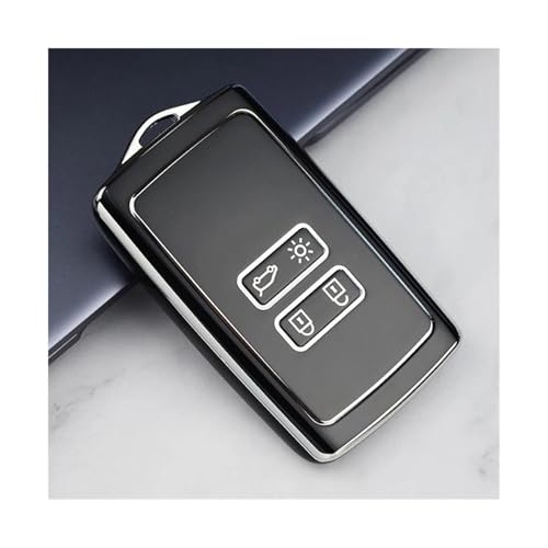 Coque protection TPU voiture Renault Espace Arkana étui de clé premium noir