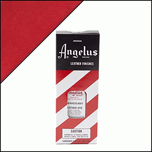 Angelus Leather Dye, 3 oz, Mahogany