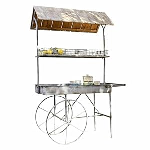 Loberon Pflanztisch Granby mit Eisenkörben