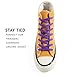 VSUDO 35 Inch Flat Purple Shoe Laces for Sneakers, Shoelaces for Sneakers, Replacements Shoe Strings for Women or Men (2 Pairs-Purple-90CM)