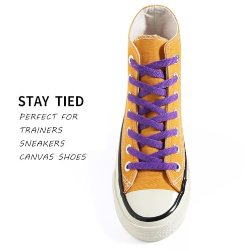 Image of VSUDO Flat Sneaker Shoe Lace, Flat Shoe String for Sneaker, Athletic Shoelace