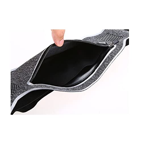 DFV mobile - Case Running Waist Pack Waterproof Fanny Pack Pouch Belt Bag pour Running Cycling Motorcycle Bike Sport pour Tone E21 (2021) - Grey