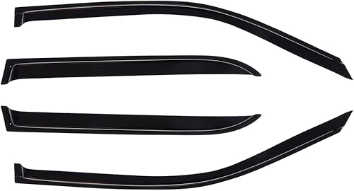 Aintier Ventvisor - Deflector de ventana lateral para ventvisor, juego de protectores de lluvia para Toyota 1996-2002 para 4RUNNER