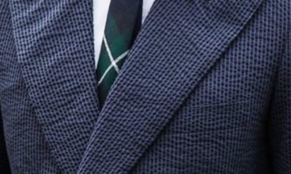 Men Seersucker Suit 2 Piece Solid Pin Stripe Suits for Men Summer Beach Wedding Outfits Slim Fit Formal Casual - Image 6