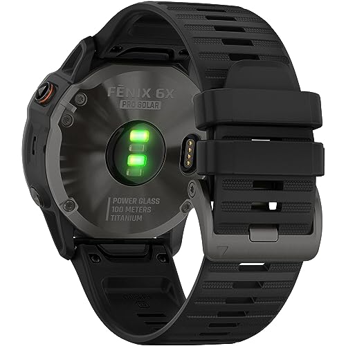 Garmin Fenix 6X Solar Titanium DLC schwarz/grau, 010-02157-21 – Ansicht 2
