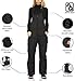 Arctic Quest Womens Ski Snow Bibs Pants Insulated Water Resistant Overalls Snowboarding Winter Waterproof Pants Women, White, Medium