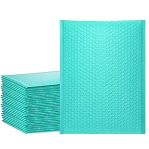 UCGOU Bubble Mailers 10.5×16 Inch Teal 25 Pack Poly Padded Envelopes Large #5 Mailing Packages Opaque Packaging Postal Self Seal Adhesive Waterproof Boutique Shipping Bags for Clothes