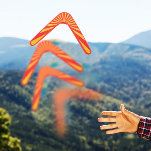Toddmomy Boomerang de Madera para Adultos Deportes al Aire Libre Juego de Vuelo de Retorno miniatura 5