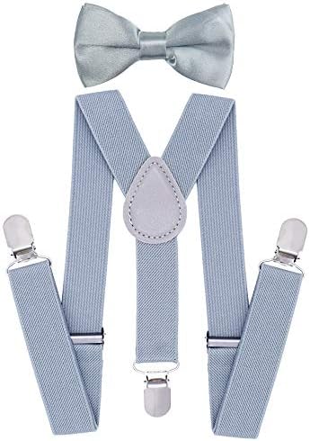 Cinny Suspender Set with Bow Tie for Kids