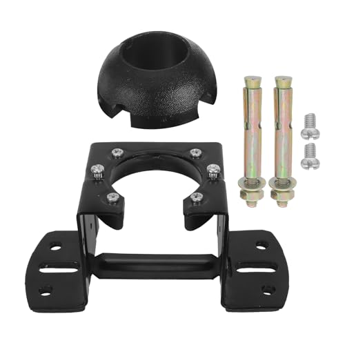 SHINEOFI Placa de Soporte de Montaje para Ventilador de Techo en Hierro Negro, Resistente al Desgaste Rebabas, Adecuado para Iluminación en Entornos Domésticos