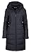 Produktbild Grimada 8318 Damen Steppmantel Jacke Parka in Daunen-Optik DELANNA mit Kapuze (40, blau)