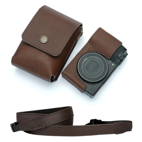 TP Original Ricoh GR4 ��p �{�v �{�f�B�P�[�X�{�J�o�[ +15�J�����X�g���b�v �{�v �{�f�B�P�[�X �n�[�t�J�����P�[�X �o�b�O �J�o�[ �d�r�����֗� ��ʊJ�� ���� ��p�Ή��J�����J�o�[ (�_�[�N�u���E��)