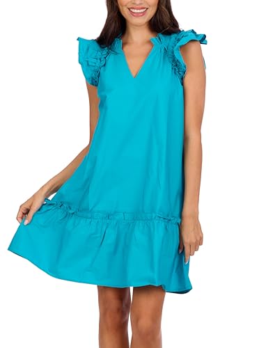Image of Mud Pie Women's Mud Pie Women's Riggs Ruffle Dress
