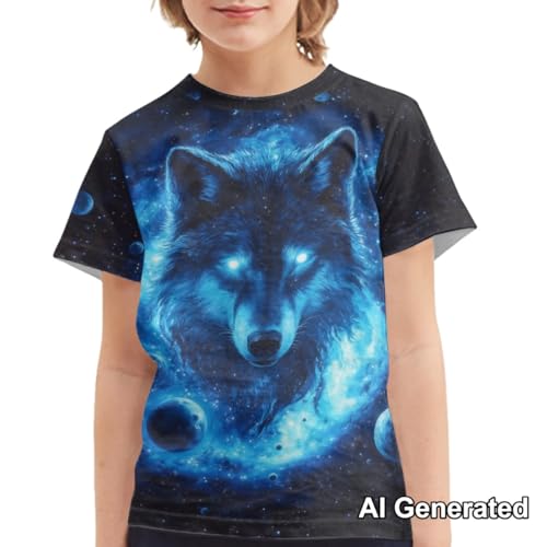 Image of Xhuibop Kids T Shirts for Boys Size 3-16 Girls Short Sleeve Sportswear Active Tops