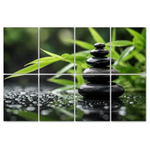 8 Pack Paneles Acústicos Decorativos LAMOONHOME 48x32 pulgadas miniatura 1