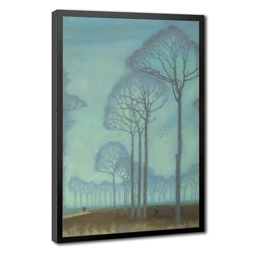 Toile Row of Trees Dutch Jan décoration murale facile à installer sans cadre