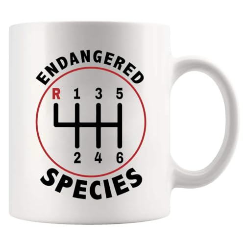 Endangered Species Car Lover Gifts For Men Husband Boyfriend Dad Brother Uncle From Wife Girlfriend Mom Car Mechanic Racer Coffee Ceramic Mug 11 oz White