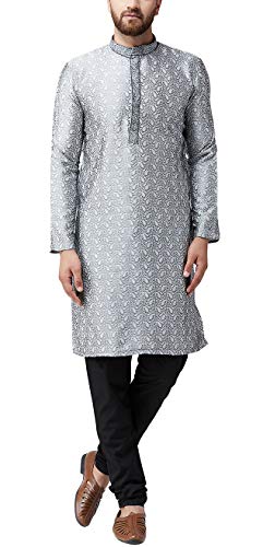 Sojanya (Since 1958 Men'S Silk Blend Only Long Kurta.