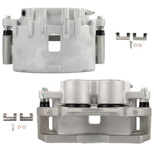 Image of SCITOO Front Left & Right Disc Brake Calipers With Bracket 18B4966 18B4967 | Fit For Cadillac,For Pontiac Models - For Bonneville 2004-2005,For CTS 2006-2007,For SRX 2004-2009,For STS 2005-2008 2PCS