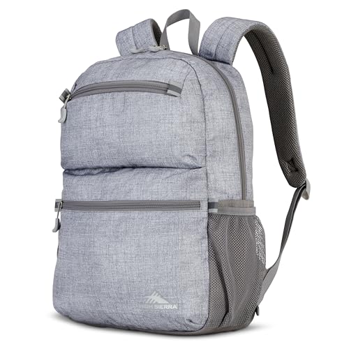 High Sierra Abbreviate Backpack, Silver Heather One Size